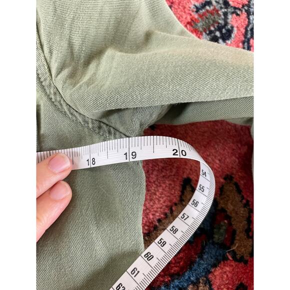 MOTHER Green Button Down Shirt - Picture 5 of 9